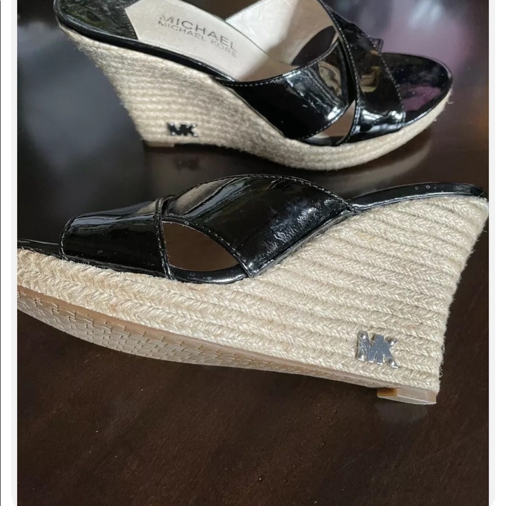 Michael Kors wedges size 7. Worn once